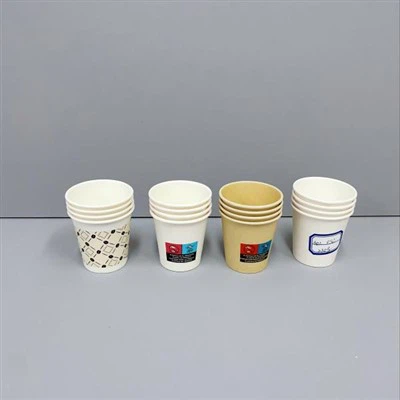 3 אוז קיר בודד בגודל קטן כוסות נייר מתכלות Ø55